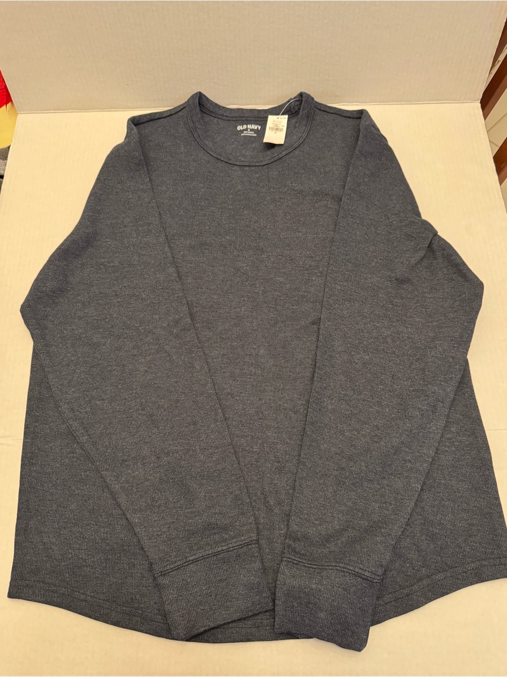 Old Navy Men’s Heather Navy Crewneck Pullover
